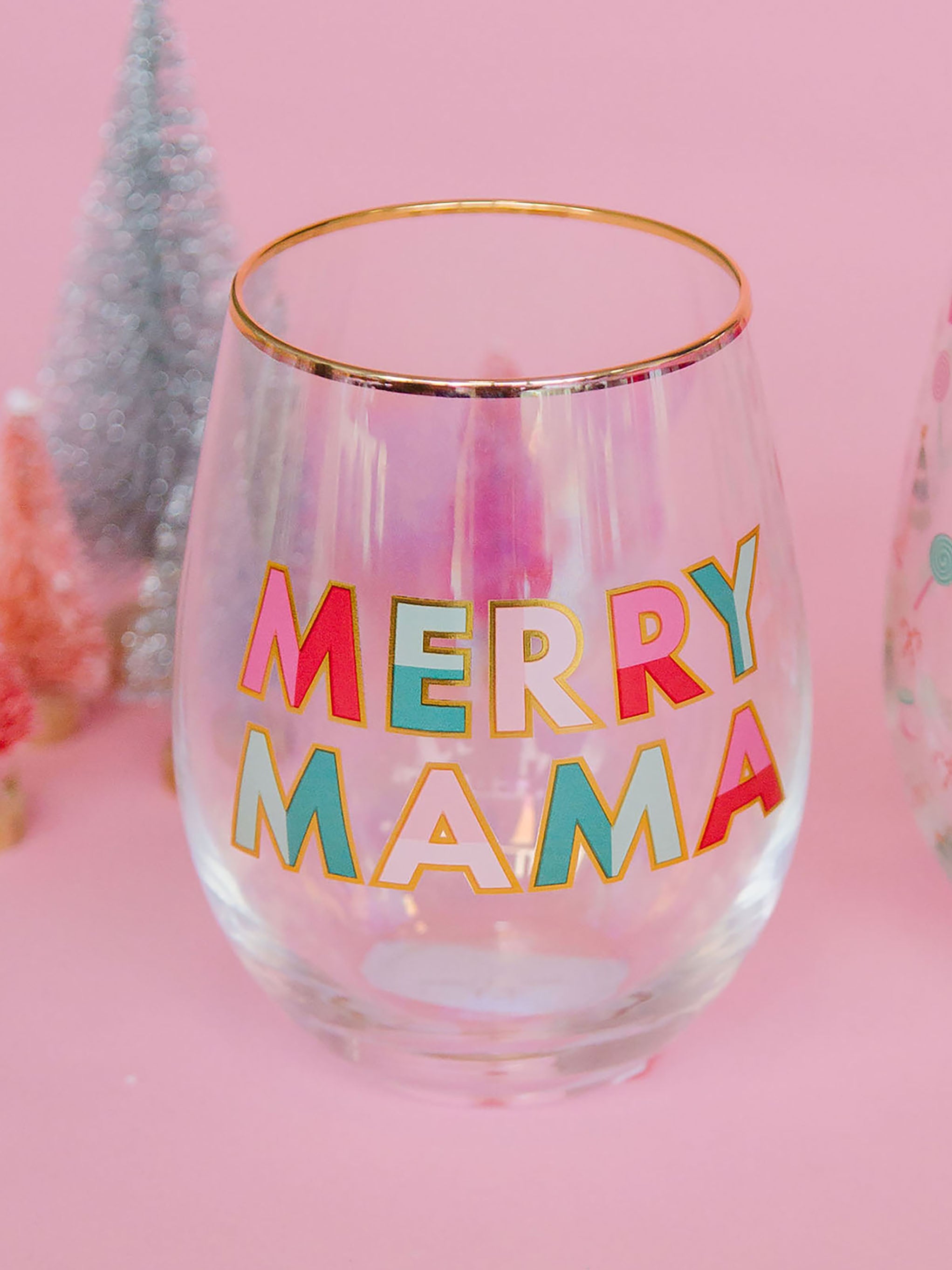 Mary Square Stemless Wine Glass - Pants Store