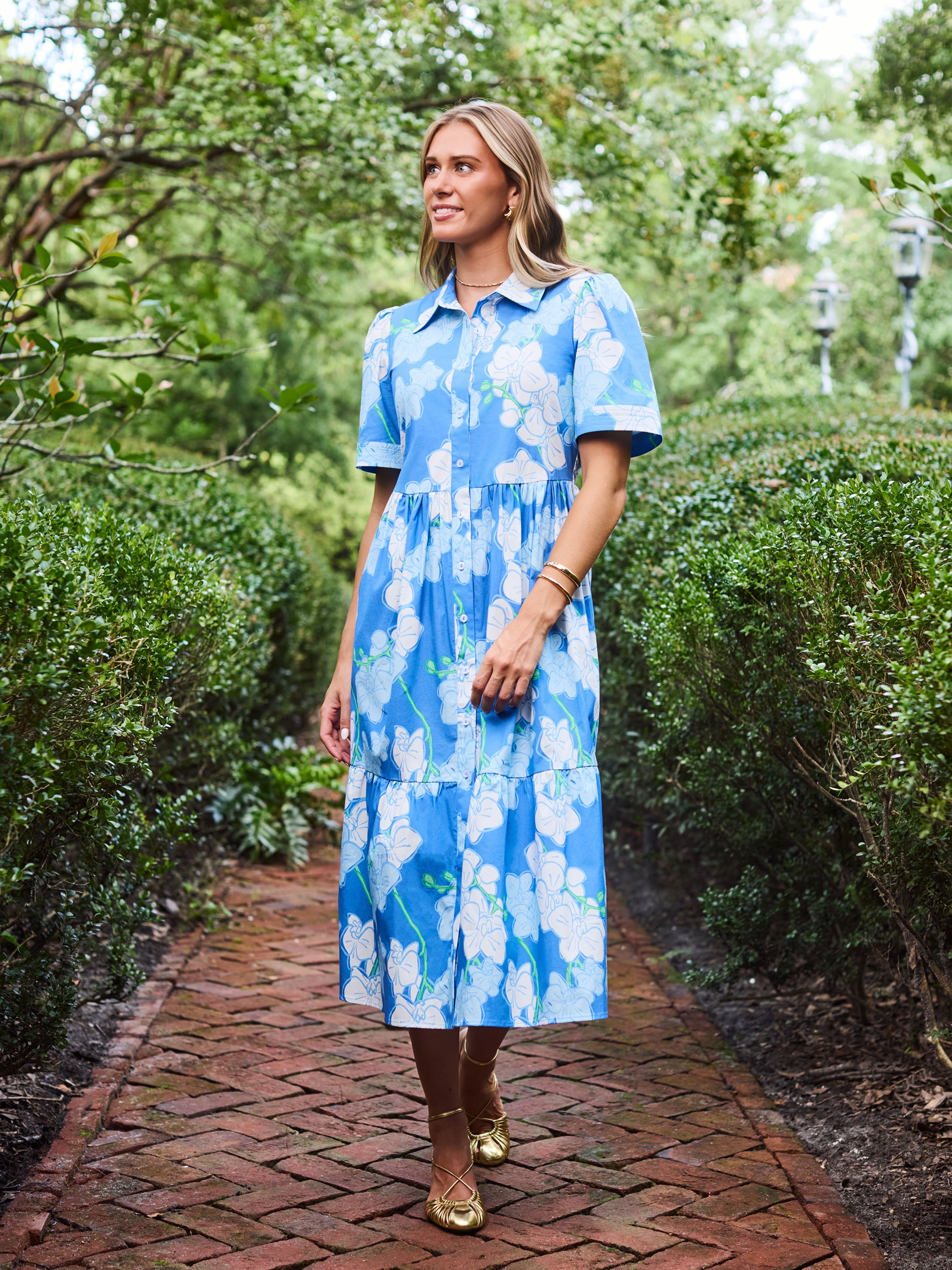 Jema Dress | Orchid Reverie Blue – Mary Square