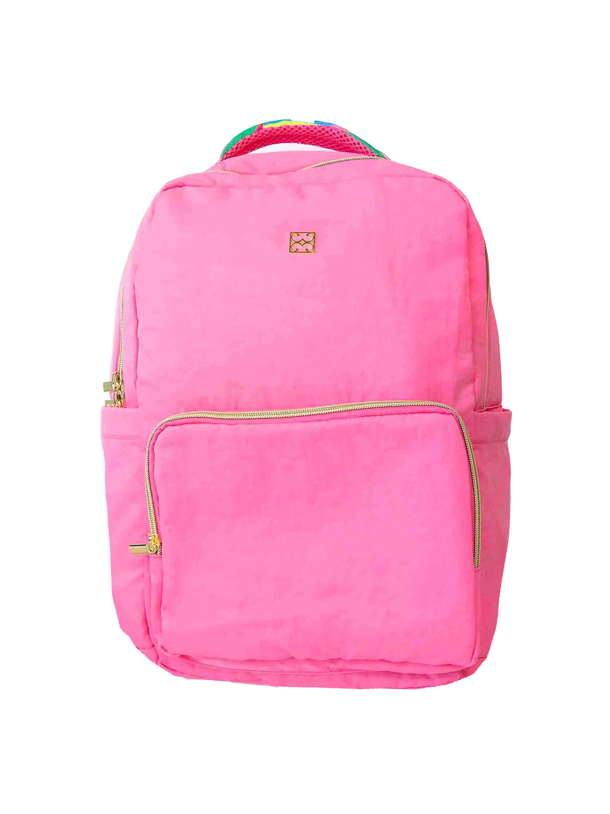 Mary Square Travel Backpack Pink