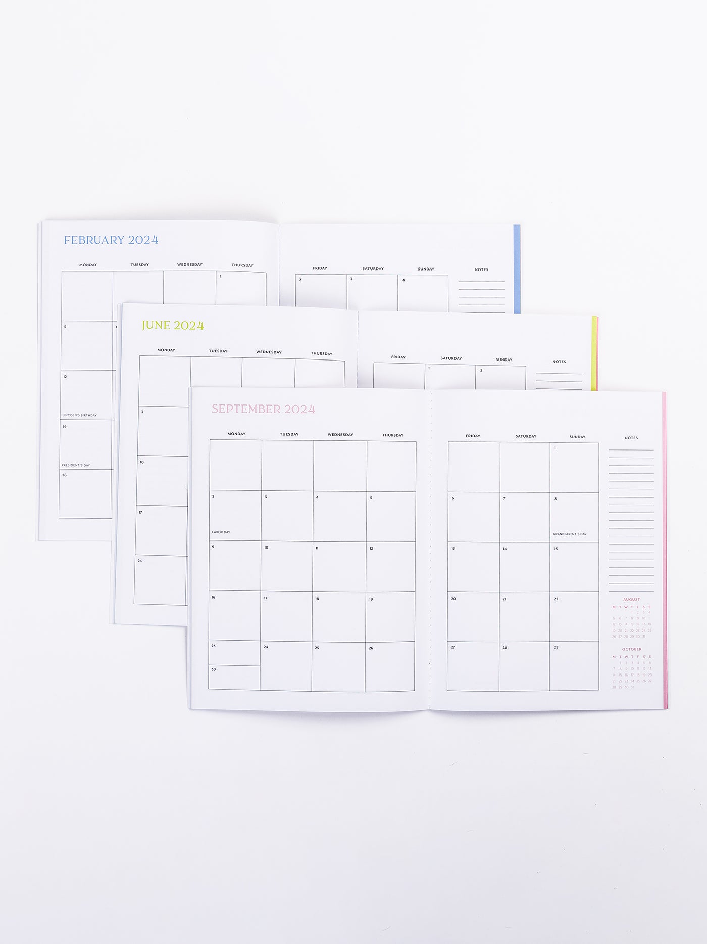 2024-25 Large Monthly Academic Planner | Drop By Drop
