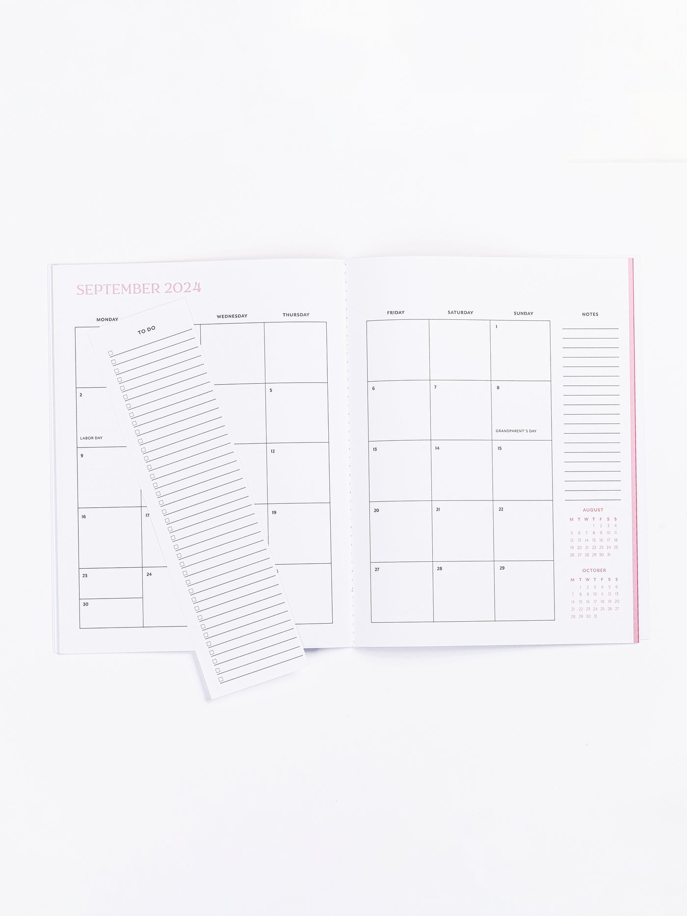 2024-25 Medium Monthly Academic Planner | Picket Fence