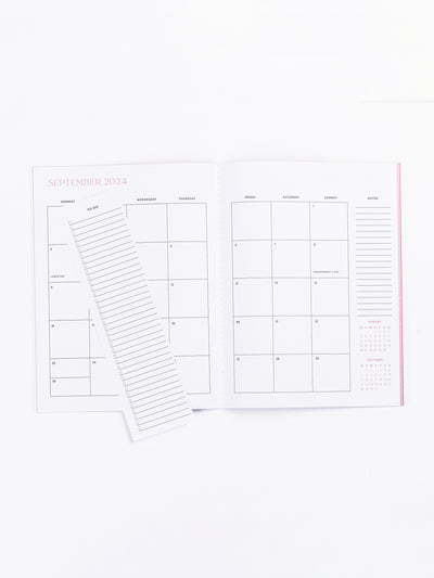 2024-25 Medium Monthly Academic Planner | Picket Fence