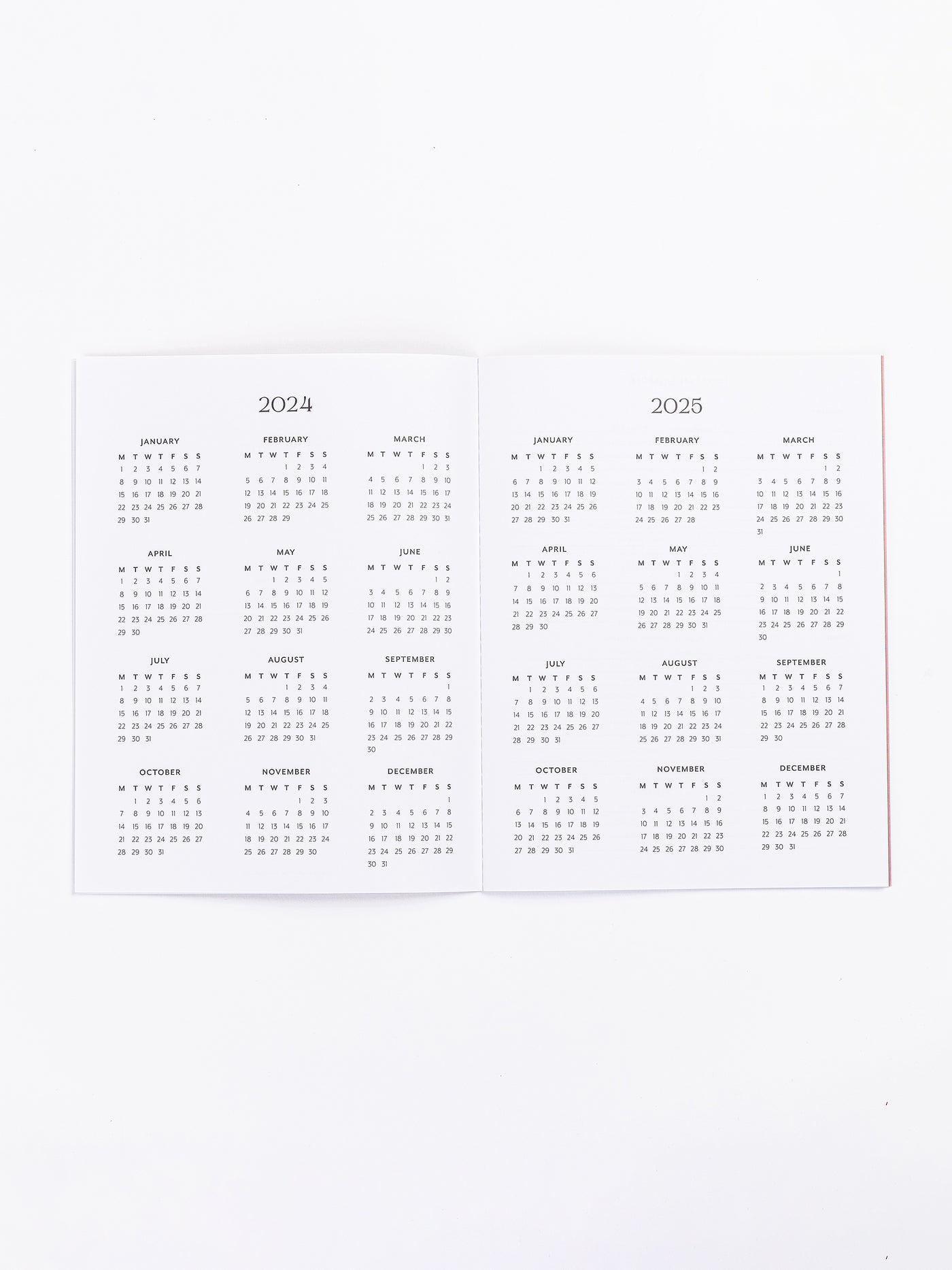 2024-25 Medium Monthly Academic Planner | Picket Fence