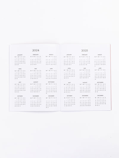 2024 Large Monthly Planner | Starbright Pink