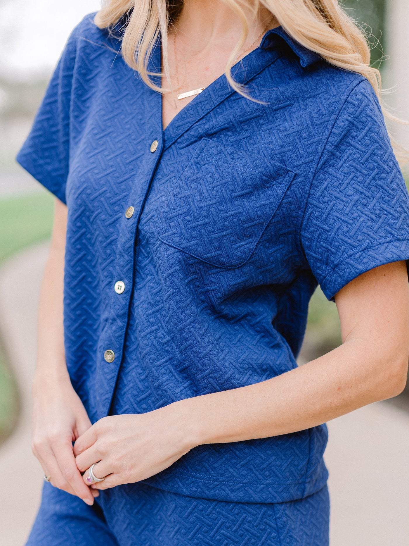 FINAL SALE - Maren Top | Navy