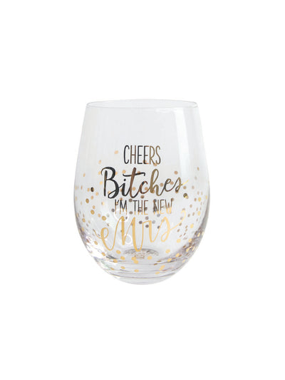Stemless Wine Glass | New Mrs.