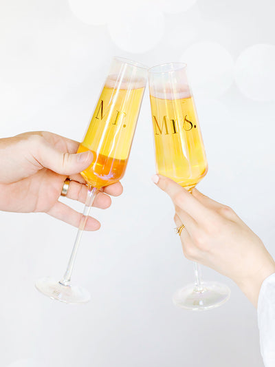 Champagne Flute | Mr. & Mrs. - Set of 2
