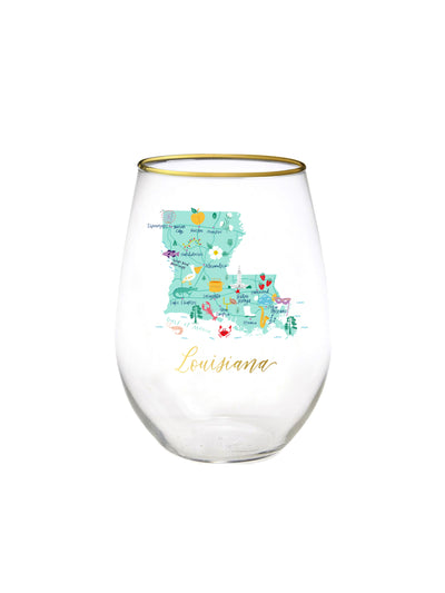Stemless Wine Glass | Louisiana