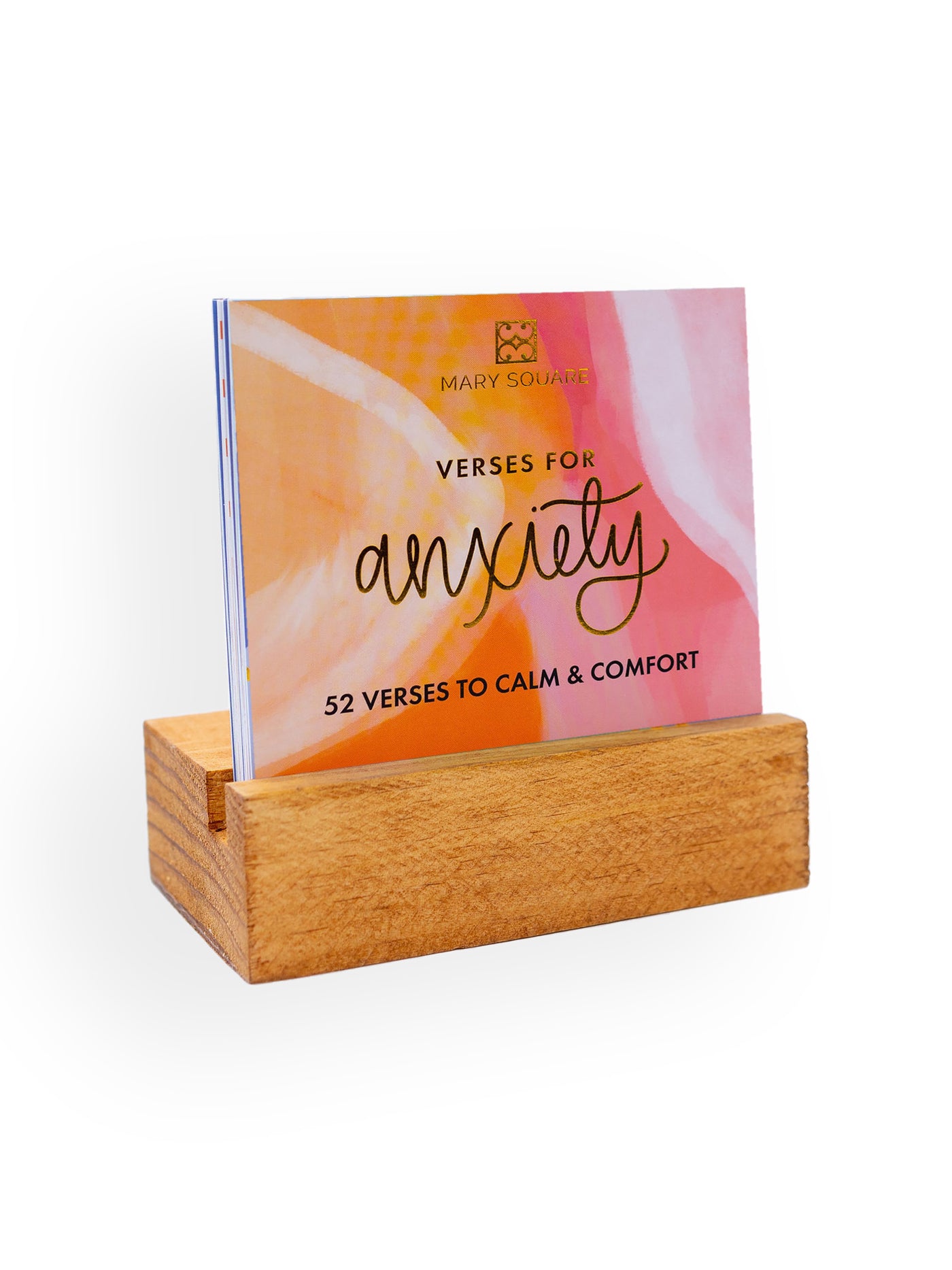 Scripture Block for Anxiety - Mary Square, LLC