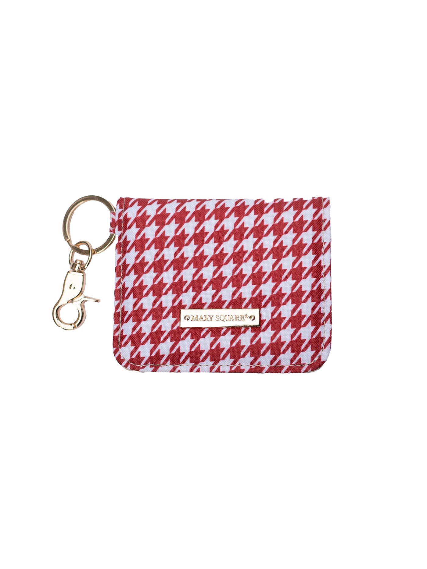 ID Wallet | Houndstooth Crimson + White