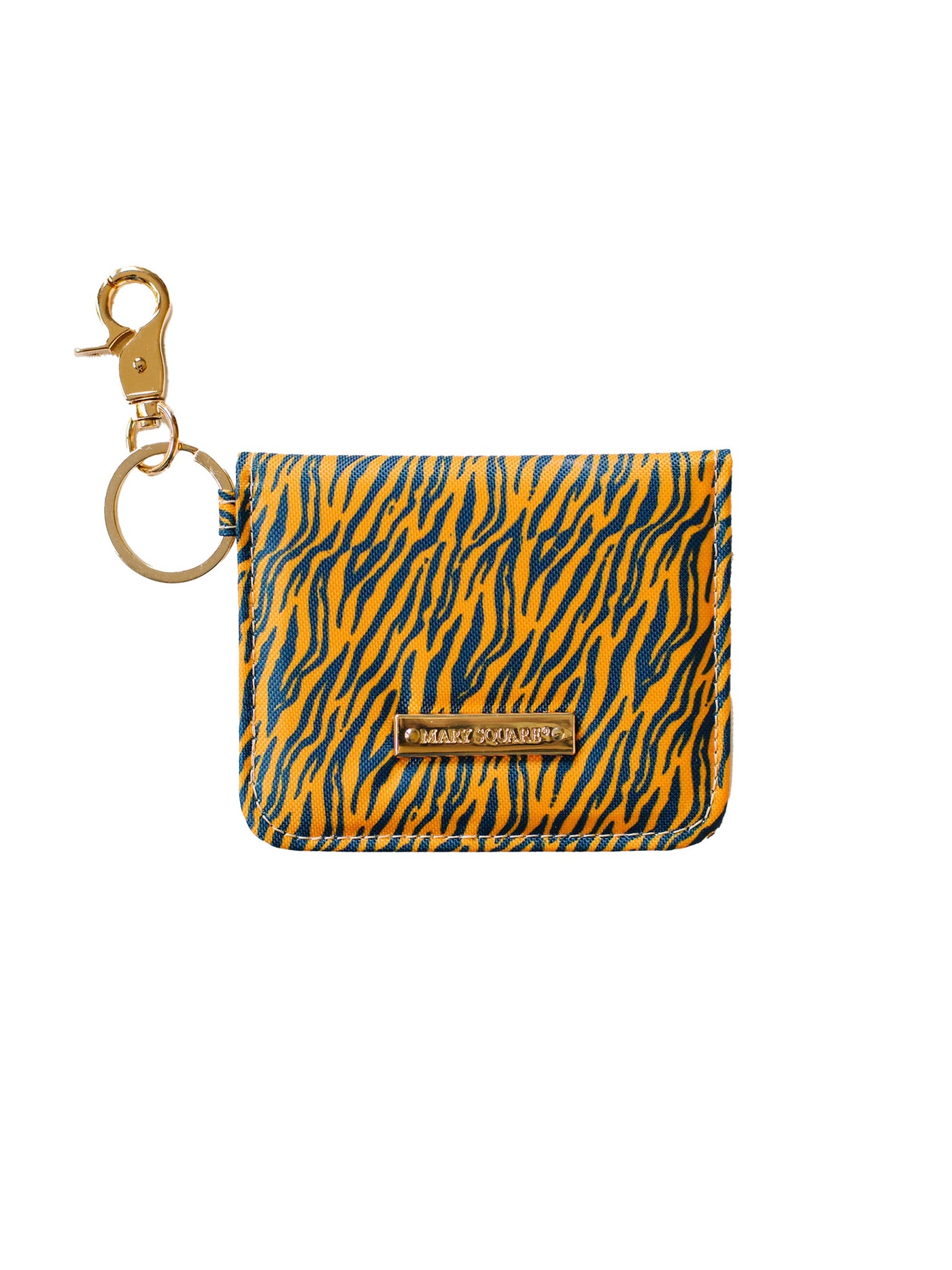 ID Wallet | Tiger Stripes Navy + Orange