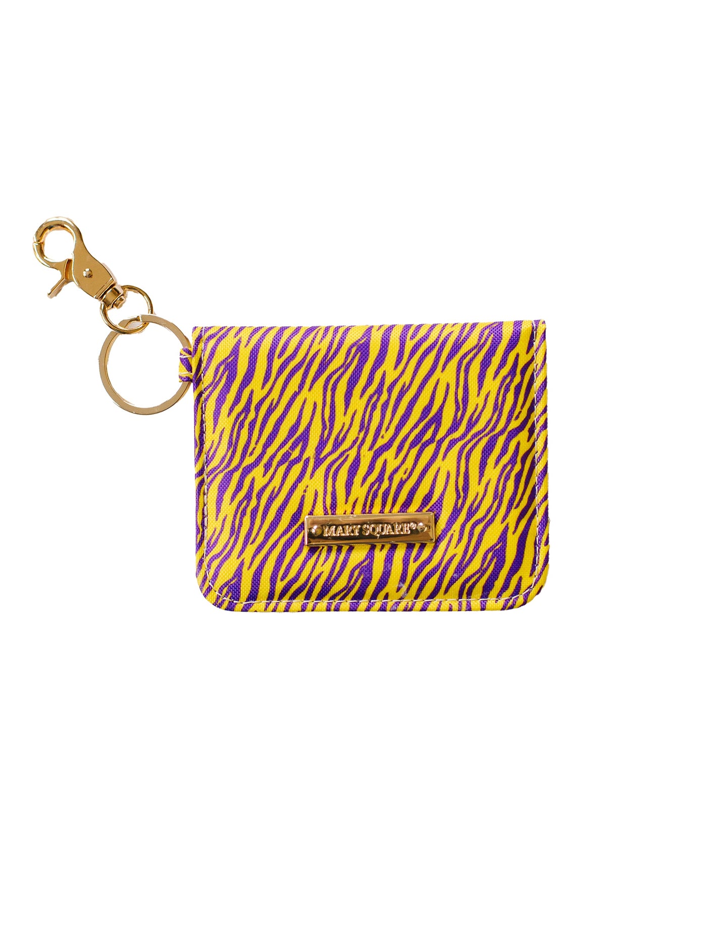 ID Wallet | Tiger Stripes Purple + Gold