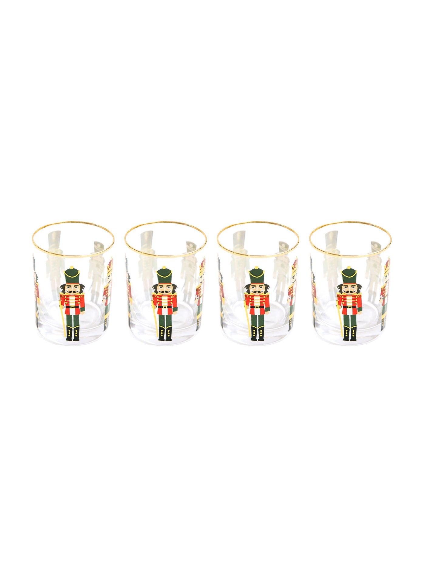 Cocktail Glasses | Nutcracker Lineup - Set of 4