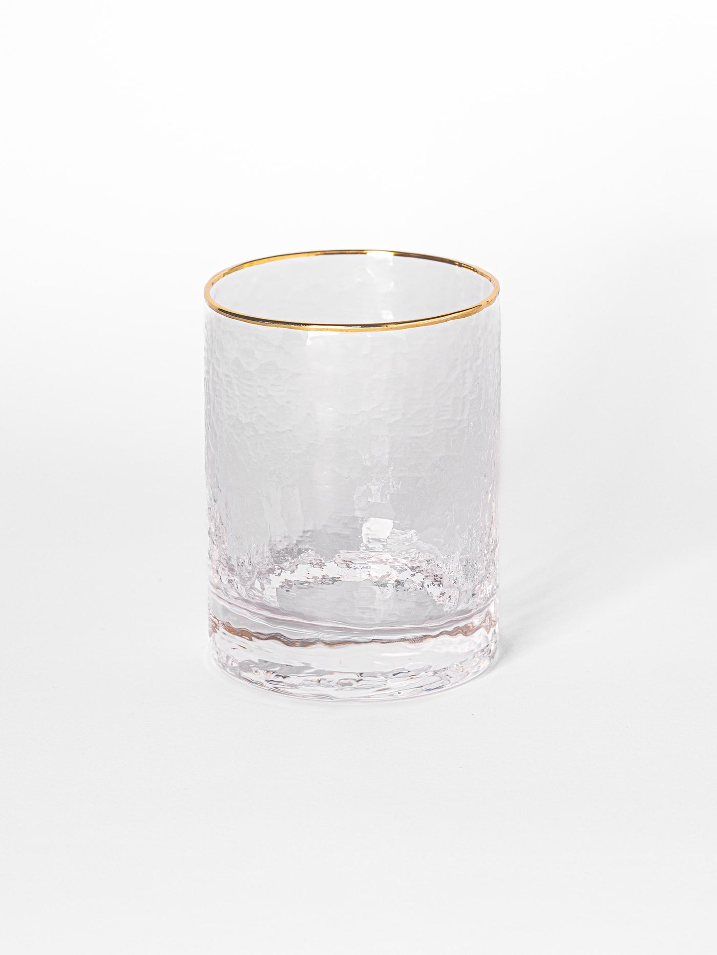 Cocktail Glass | Hammered Clear - Set of 4 - Mary Square, LLC