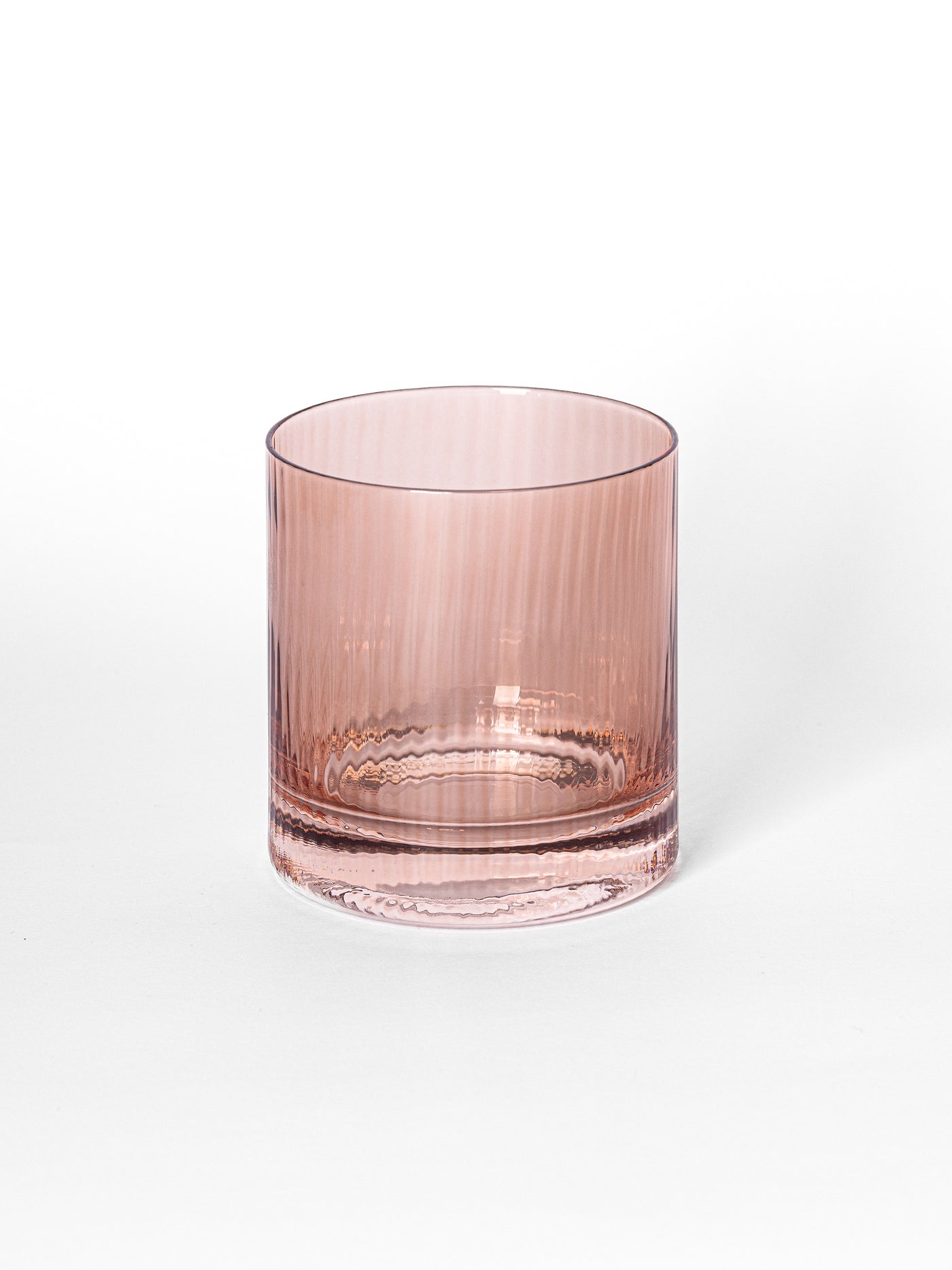 Cocktail Glass | Ribbed Rose - Set of 4 - Mary Square, LLC