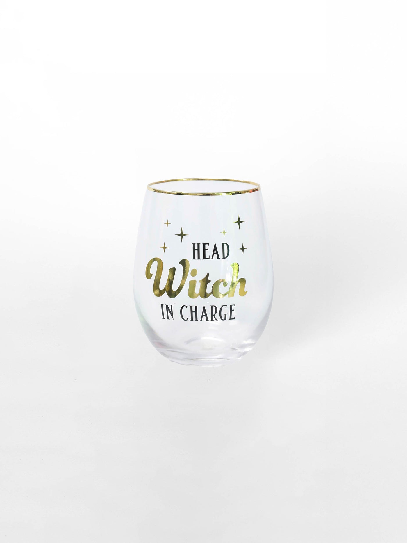 Stemless Wine Glass | Head Witch