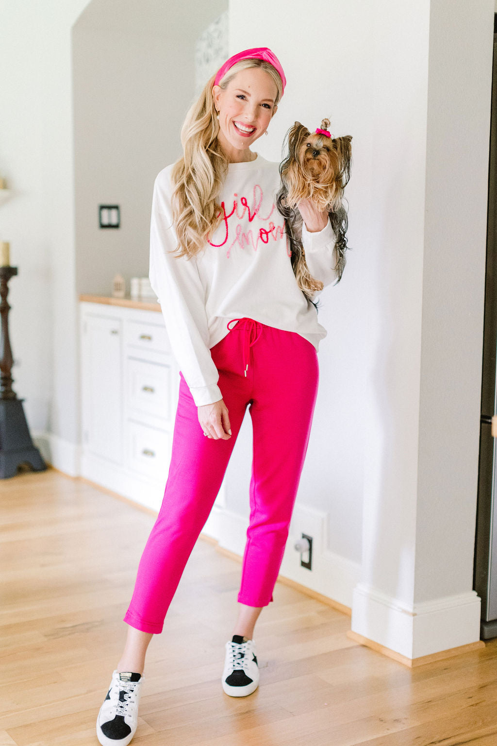 FINAL SALE - Carson LUX Pants | Pink