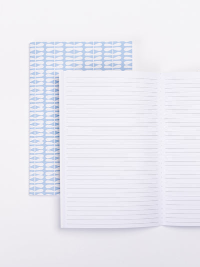 Small Notebook | Vine Bar Blue
