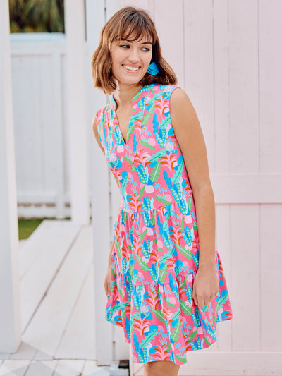 Newport Dress | Island Dreams Pink