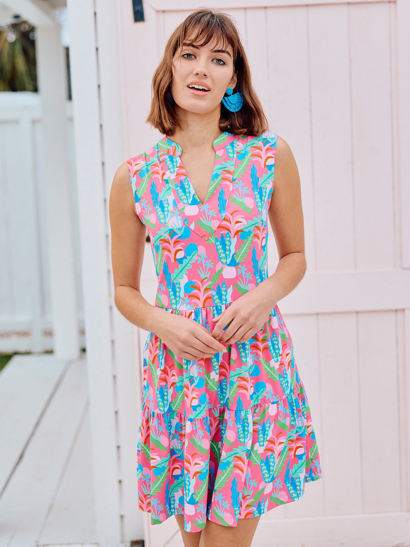 Newport Dress | Island Dreams Pink