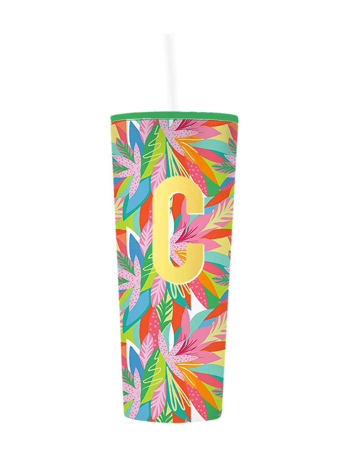 Initial 24oz Straw Tumbler | Tropical