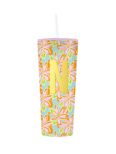 Initial 24oz Straw Tumbler | Tropical