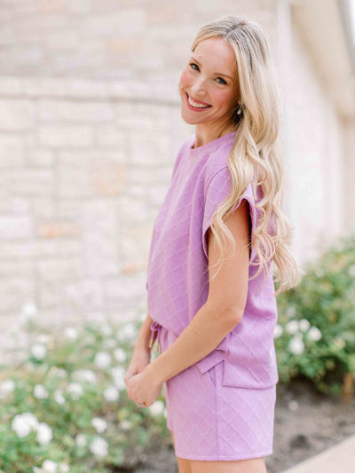 FINAL SALE - Claire Top | Lilac