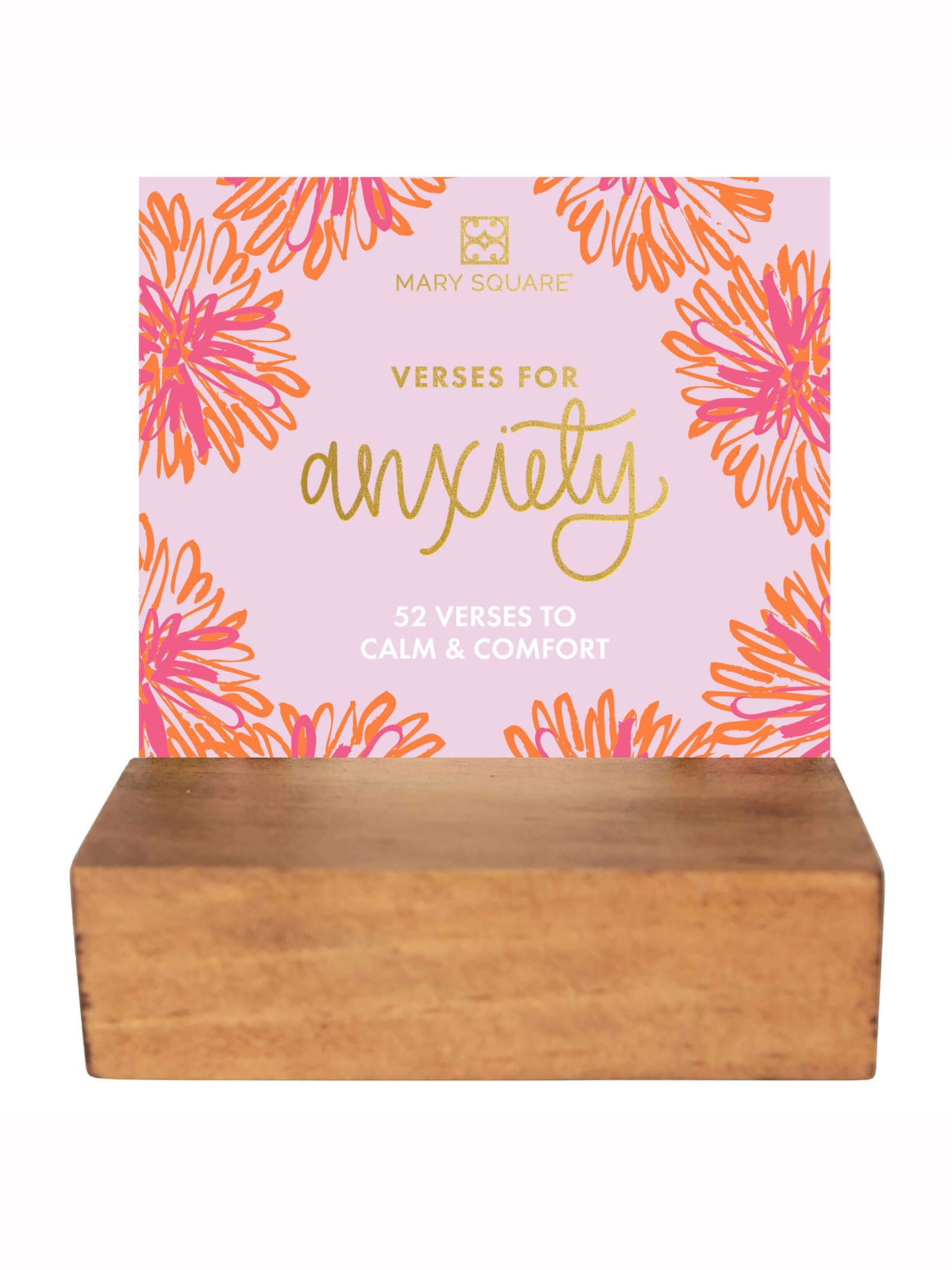 Scripture Block | Verses for Anxiety - Pink