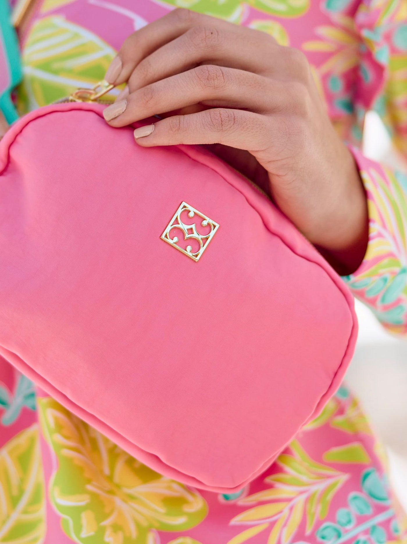 Luxe Crossbody Bag | Pink