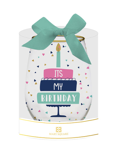 Stemless Wine Glass | It's My Birthday