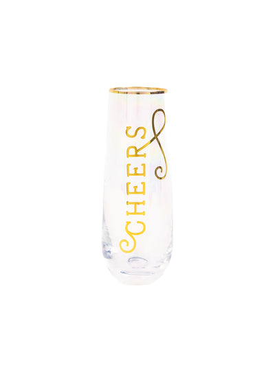 Stemless Champagne Glass | Cheers