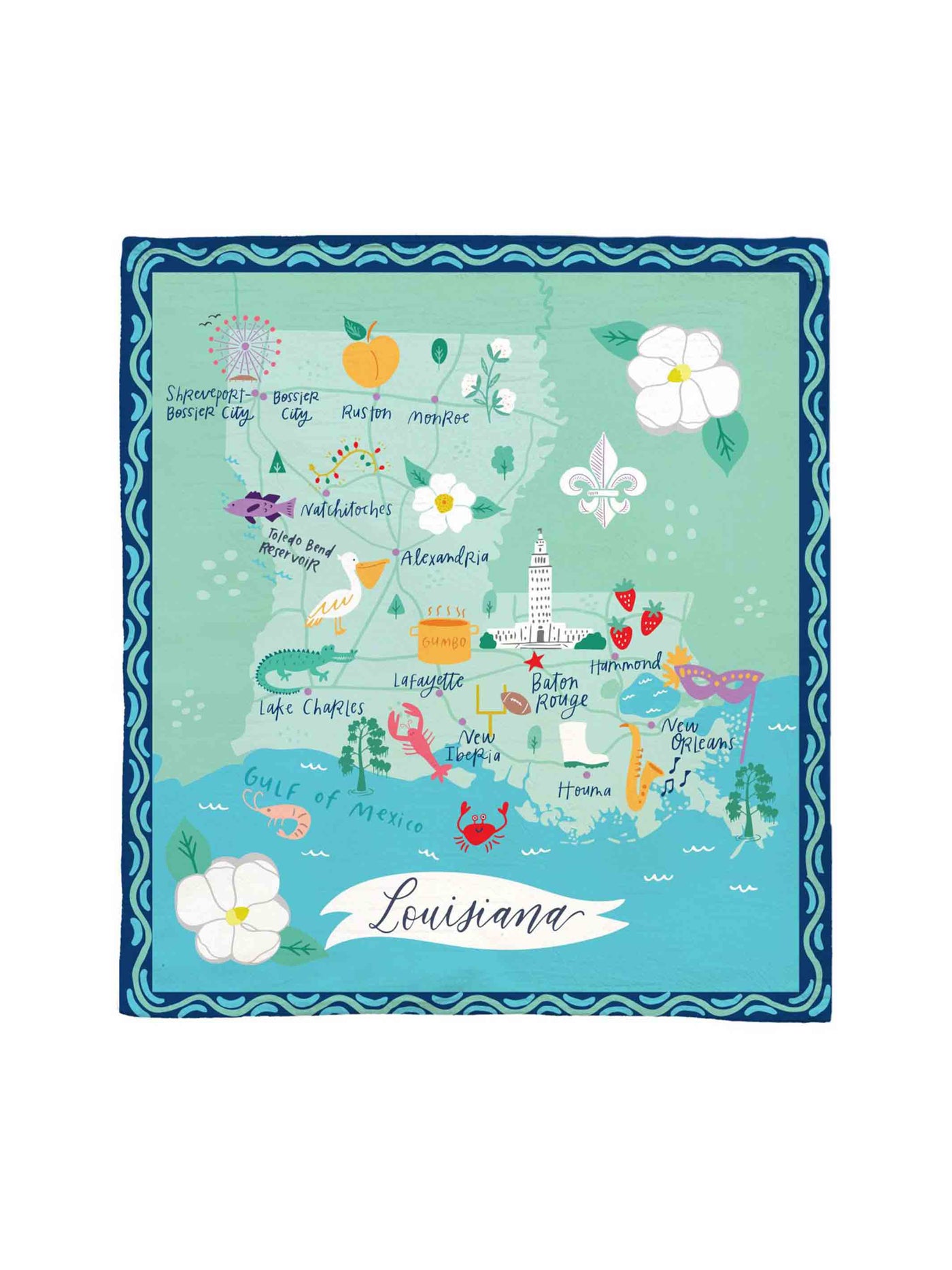 Tea Towel | Louisiana