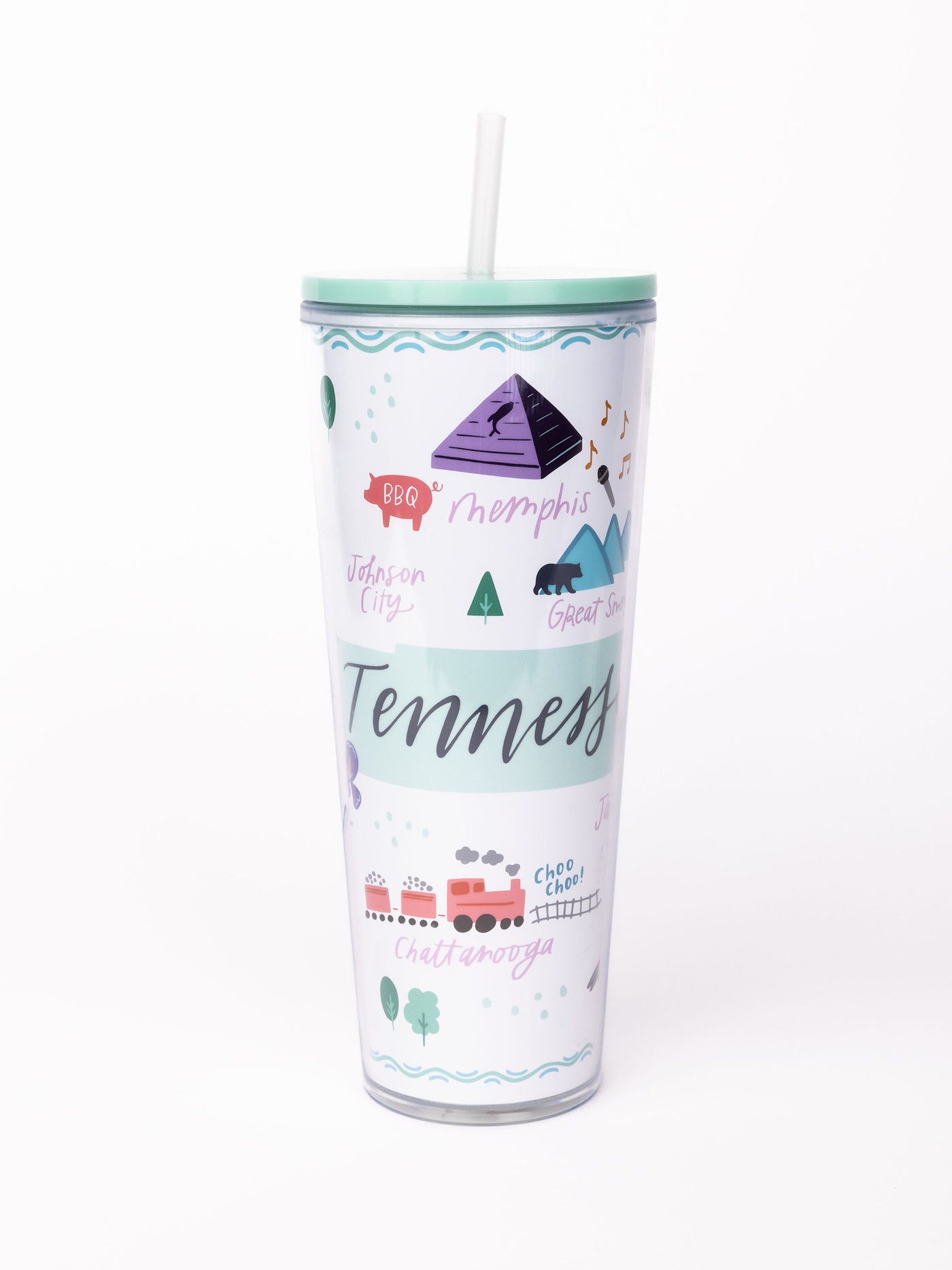 24oz Straw Tumbler | Tennessee