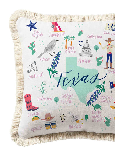 Square Pillow | Texas
