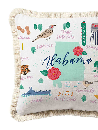 Square Pillow | Alabama