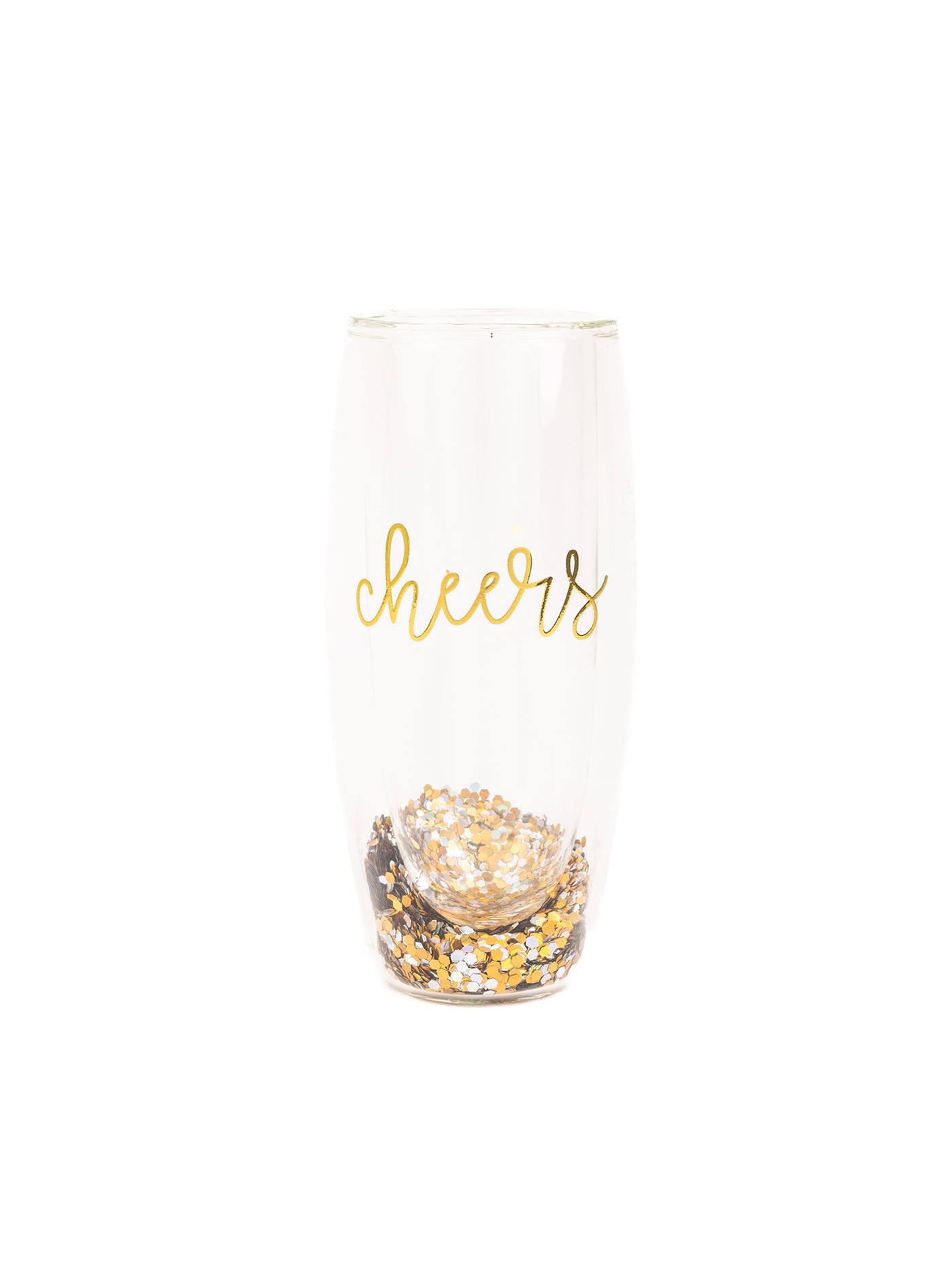 Glitter Champagne Glass | Cheers