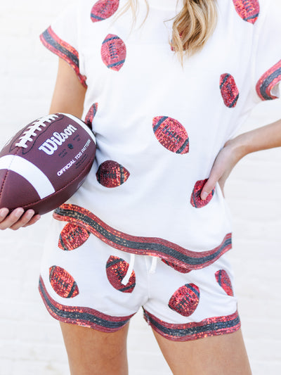 Ginny Shorts | Red + Black