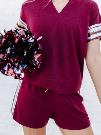 Lauren Top | Garnet + Gold