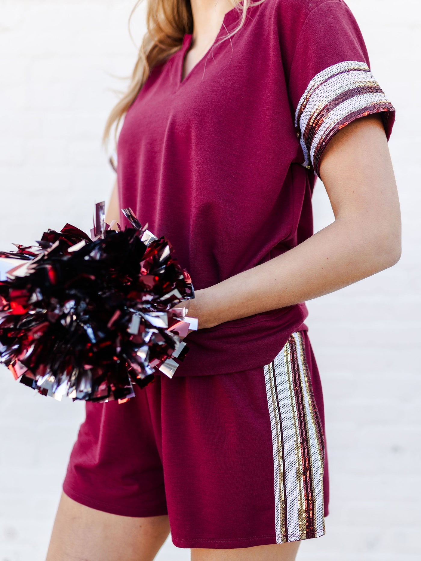 Lauren Shorts | Garnet + Gold