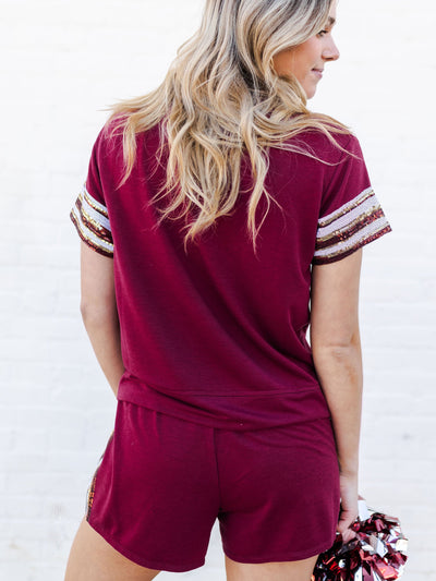 Lauren Top | Garnet + Gold