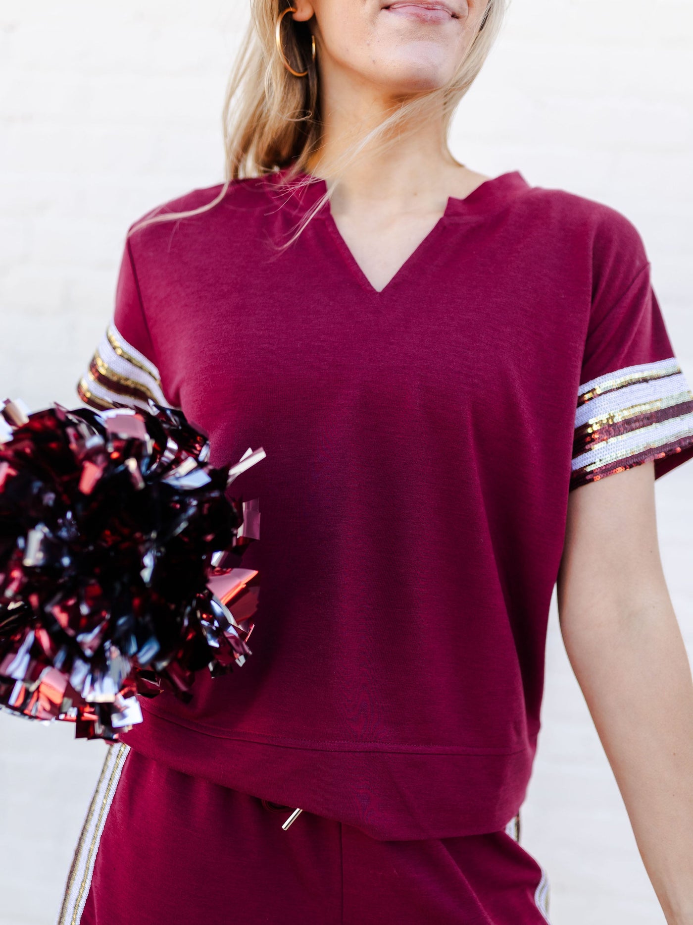 Lauren Top | Garnet + Gold