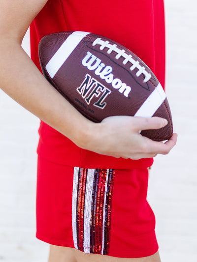 Lauren Shorts | Red + Black