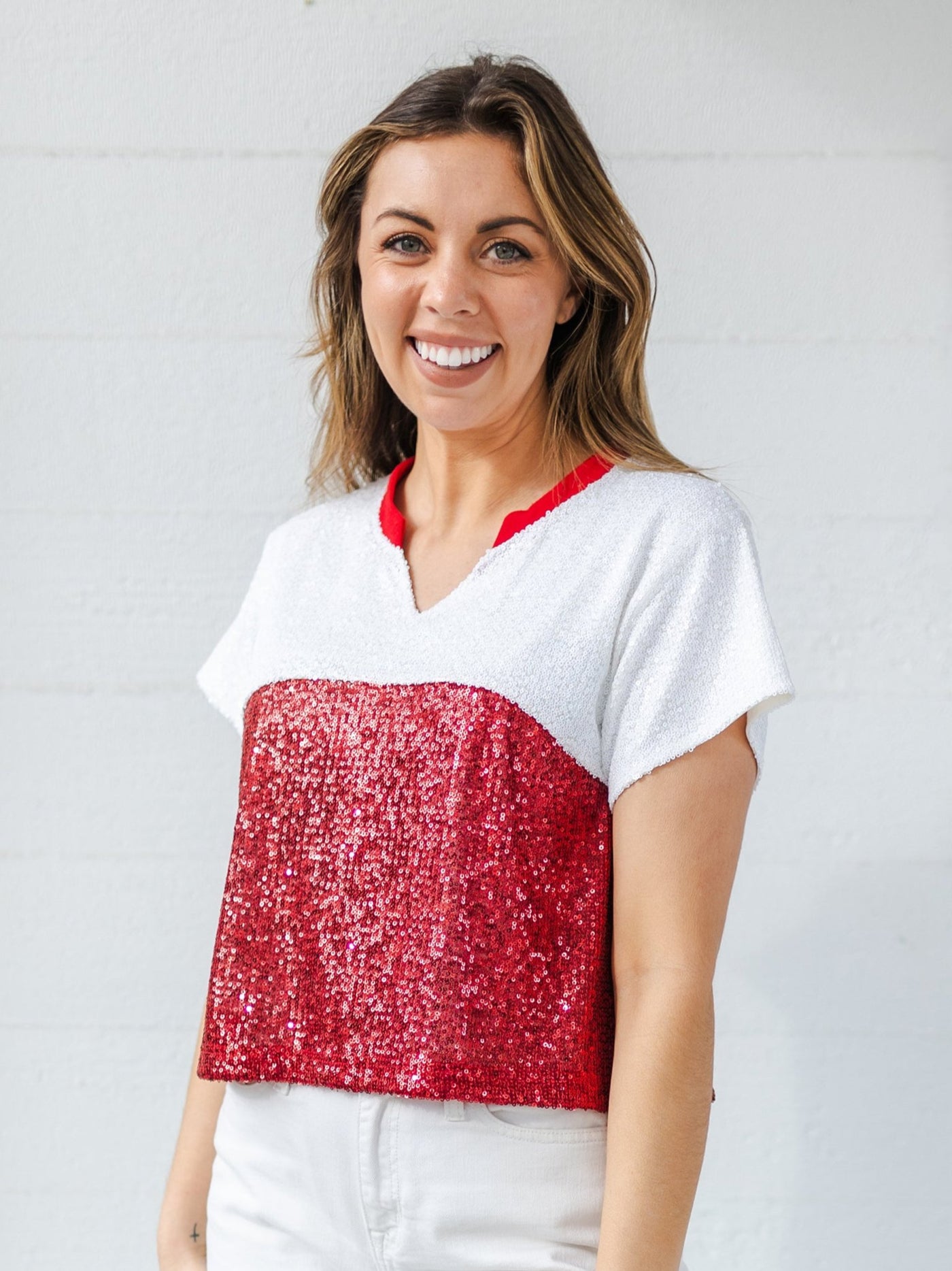 Diane Top | Crimson + White