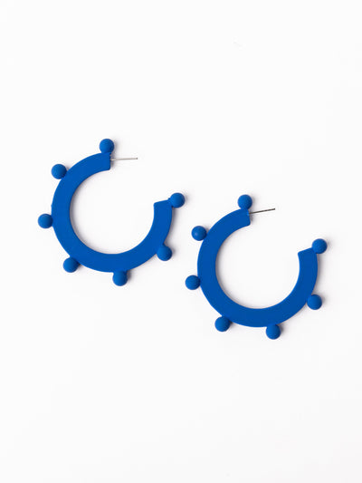Astrid Earrings | Blue + White