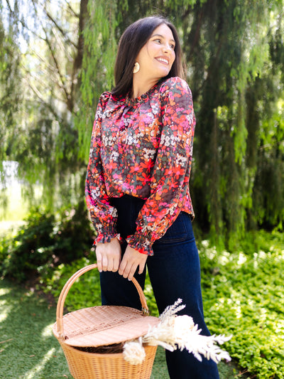 FINAL SALE - Quinn Top | Secret Garden Olive