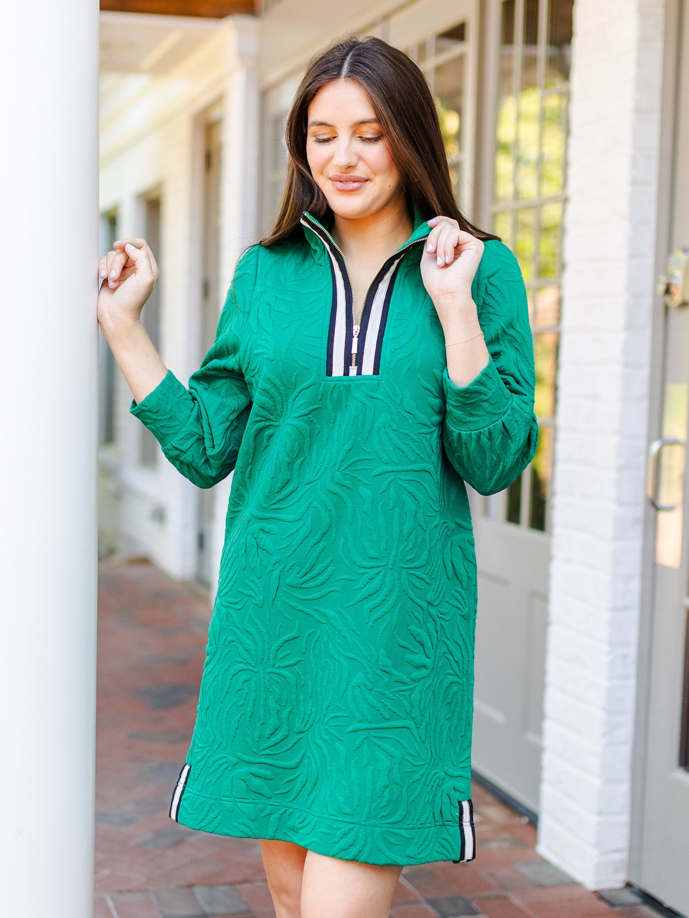 Marley dress in pine green best sale