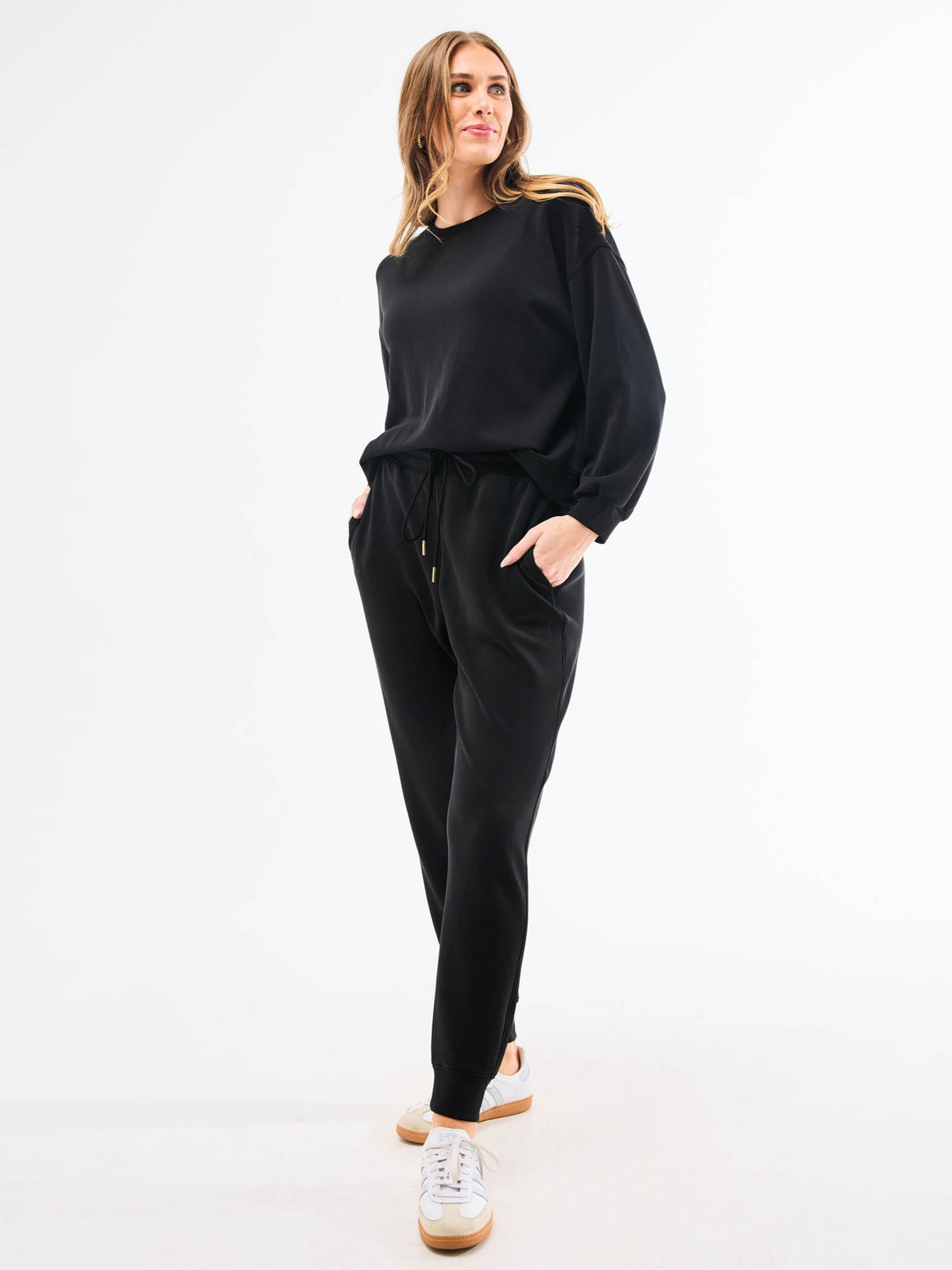 Cora Jogger Pants | Black