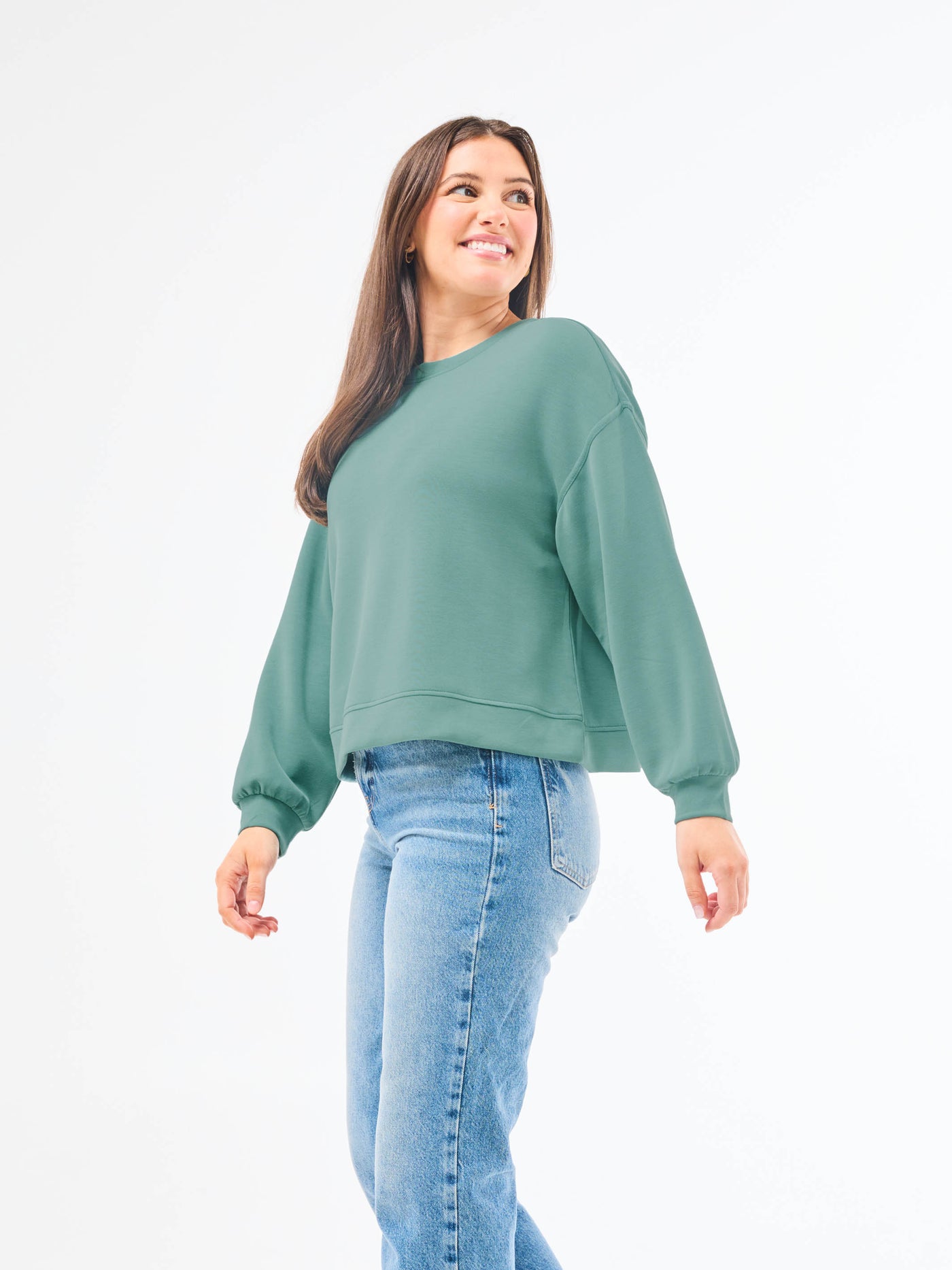 Cora Top | Eucalyptus