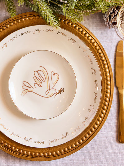 Appetizer Plates | Peace - Set of 4