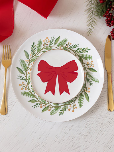 Dinner Plates | Wreath - Set of 6